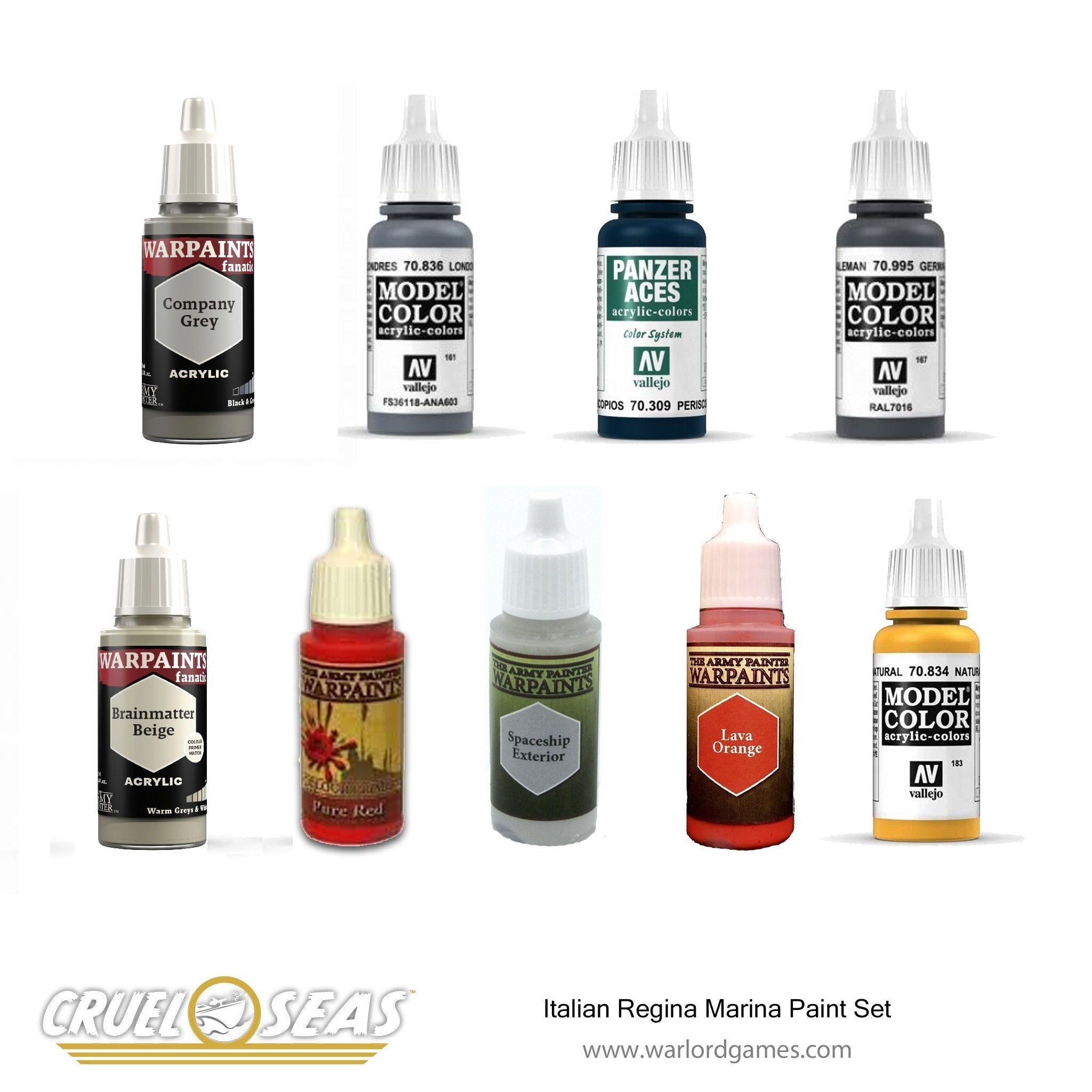Cruel Seas Italian Regia Marina Paint Set