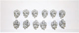 SEPARATE HEADS Round hat with crest & plume