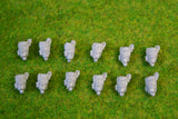 CYLINDRICAL BEARSKINS PLUME - SEPARATE HEADS